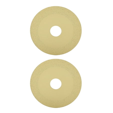 

Glass Saw Blade Glass Cutting Disc 100mm OD 1mm Thickness 2 Pcs For Wine Bottle Champagne Gold