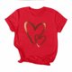 thumbnail image 5 of TaTaai Casual Women's Valentine Heart Print Short-Sleeve T-Shirt, Valentine's Day Daily Party Top, Round Neck Summer Tee Gift, 5 of 5