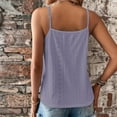 thumbnail image 4 of Women's Camisole Tank Tops Lace Elegant Solid Color With Floral Embroidery Blouse For Ladies Summer Sleeveless Tops, 4 of 8