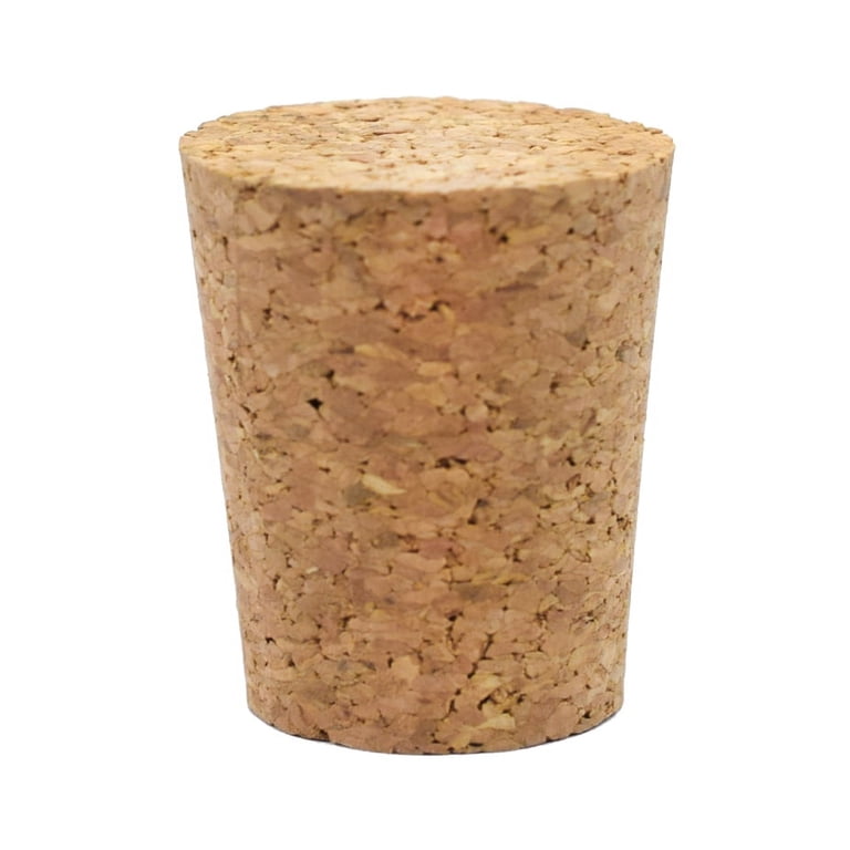 Size 20 Cork EISCO Cork Stoppers #11 - 10-Pack Natural Bark Stoppers ...