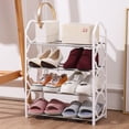 thumbnail image 1 of Simple four-layer shoe rack student dormitory lace assembly detachable shoe rack, 1 of 11