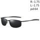 thumbnail image 2 of Gafas de sol graduadas para presbicia, lentes ópticas polarizadas miopes, personalizadas, correctivas para hipermetropía, 100 + 150 Fivean unisex, 2 of 2