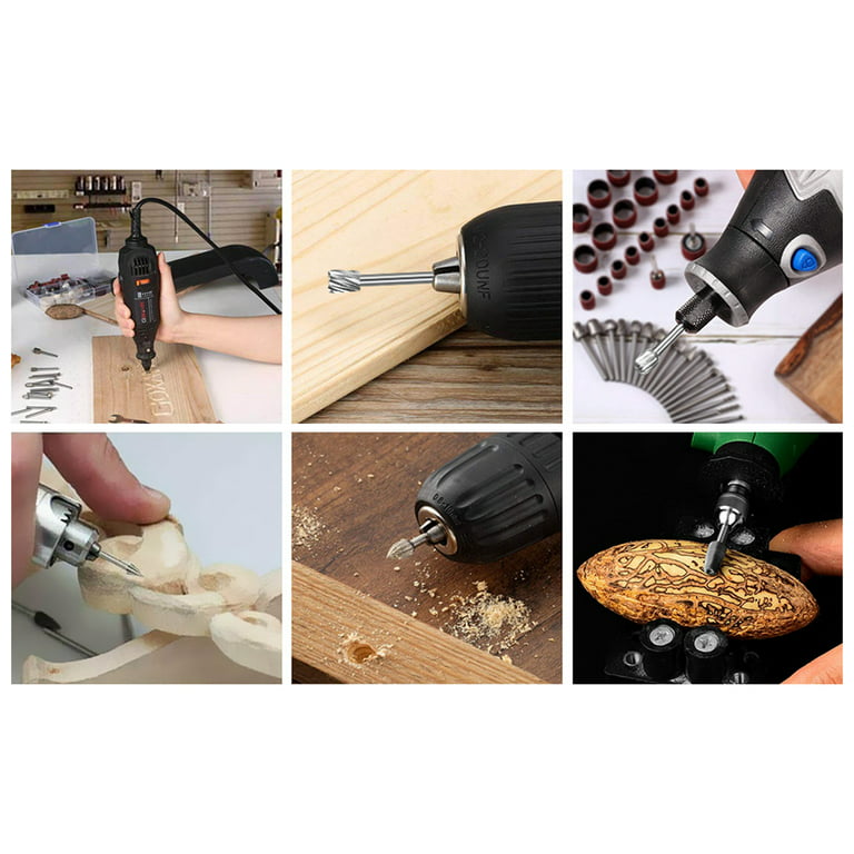 Carving Bits Wood Engraving Router Bit for Dremel with 1/8(3mm) Shank,  20Pcs HSS Different Burr Set to Meet Your Different Needs, Durable Rotary  Tools Accessories for DIY Woodworking, Carving : : DIY
