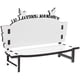 thumbnail image 1 of FELTECHELECTR Adorno de silla de sublimación DIY, transferencia de calor, decoración en blanco con forma de silla, 1 of 4