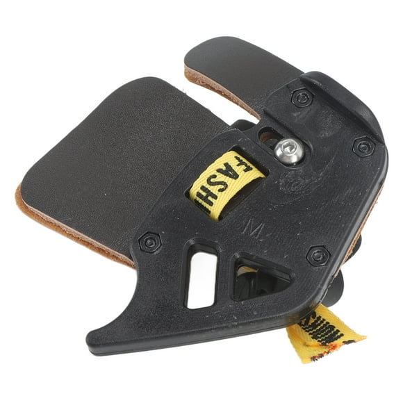Double PU Leather Archery Finger Tab, Ergonomic Design Finger Guard For Recurve Bow