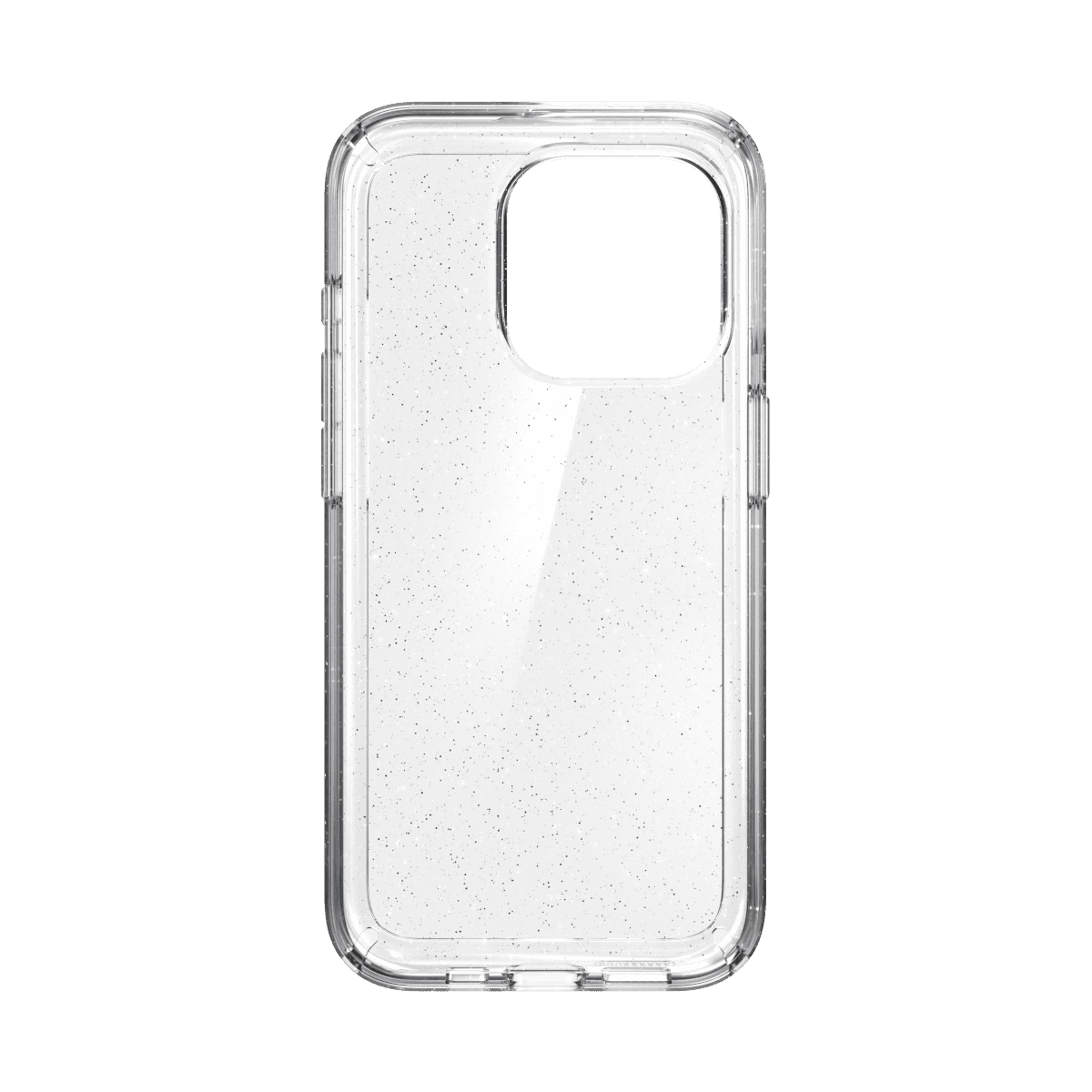 Speck Gemshell with Glitter Case for iPhone 15 Pro in Clear and Platinum Glitter