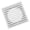 4 inches, variant on Vent Cover with Screen Meshes Louvered Grille Wall Vents Flat Ducting Ventilation Air Vent for Home Wall Ceiling