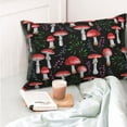 thumbnail image 6 of Disketp Pillow Covers Red Mushrooms Pattern Throw Pillow Case Cushion Covers,Cushion For Bedroom,Couch,Home-14"X20", 6 of 9