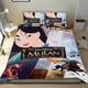 thumbnail image 1 of Mulan Princesa Disney Conjunto de sábanas temático, trío de piezas, cómodo y amigable con la piel, diseño único, regalo de decoración para el hogar para familiares, amigos y fans,140cm *210cm, 1 of 6