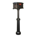 thumbnail image 1 of Special Lite SCT-1010-SPK-590-BLK Traditional Curbside with Bradford Surface Mount Mailbox Post, Black, 1 of 1