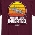 thumbnail image 3 of Top Gun - Because I Was Inverted - Men's Short Sleeve Graphic T-Shirt, 3 of 5