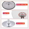thumbnail image 5 of Bar Stools with Back Sets of 2 Swivel Adjustable Barstools Counter Height Modern Square PU Leather Bar Chairs Armless Island Chairs for Kitchen Counter, 5 of 7
