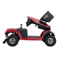 thumbnail image 6 of 4 Wheel Electric Mobility Scooter with 360° Rotating Seat & Crutch Storage, 25-Mile Range, 350LBS Capacity for Adults & Seniors, Red, 6 of 9
