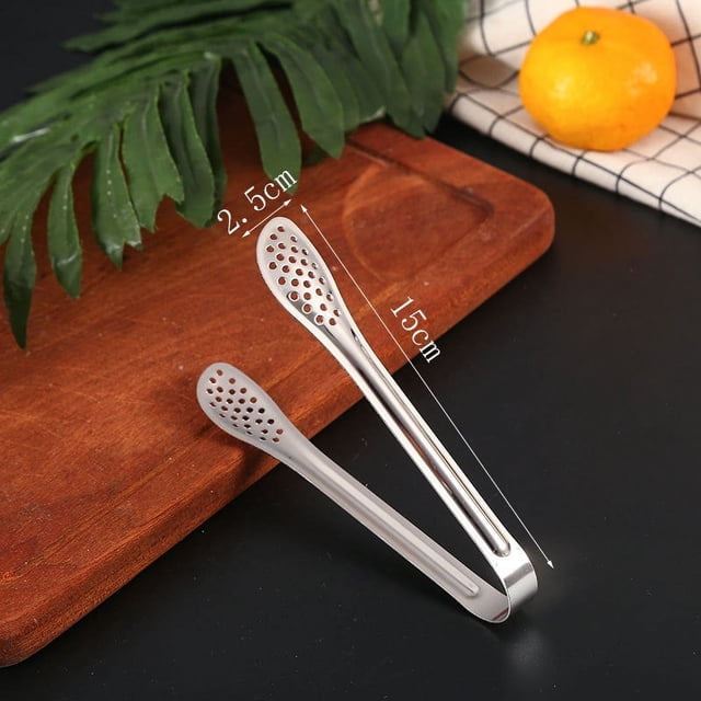 Pinza de acero inoxidable para alimentos, pinza para pan, pinza para barbacoa, pinza para cocina, pinza para hielo, pinza para carne
