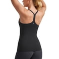 thumbnail image 1 of Musculosa CRZ YOGA con espalda nadadora y sostén incorporado Negra XX-S, 1 of 8