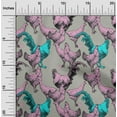 thumbnail image 2 of oneOone Rayon Dusty Green Fabric Rooster Cock Craft Projects Decor Fabric Printed By The Yard 56 Inch Wide-EY, 2 of 8