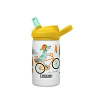 CamelBak Eddy  Kids - Water bottle - Size 4.25 in x 2.91 in - Height 6.5 in - 12 fl.oz - biking dogs
