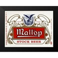 thumbnail image 2 of Vintage Booze Labels 24x19 Black Modern Framed Museum Art Print Titled - Maltop Stock Beer, 2 of 5