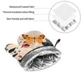 thumbnail image 6 of Cauagu Butterfly Floral Elegance Print Oven Mitts and Pot Holders 4 pcs Set,Extra Thicken Long Kitchen Oven Glove Potholders BBQ Gloves-Oven Mitts and Pot Holders(11 Inch), 6 of 6