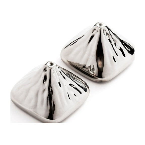 Outset Stainless Steel Mountain Top Whiskey Chiller, Set of 2