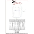 thumbnail image 4 of 24seven Comfort Apparel Criss Cross Round Hemline Maternity Tunic Top, 4 of 4