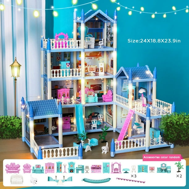 Kyoryuger Doll Houses For Girl For Barbie，Dollhouse Girls Toys Castles