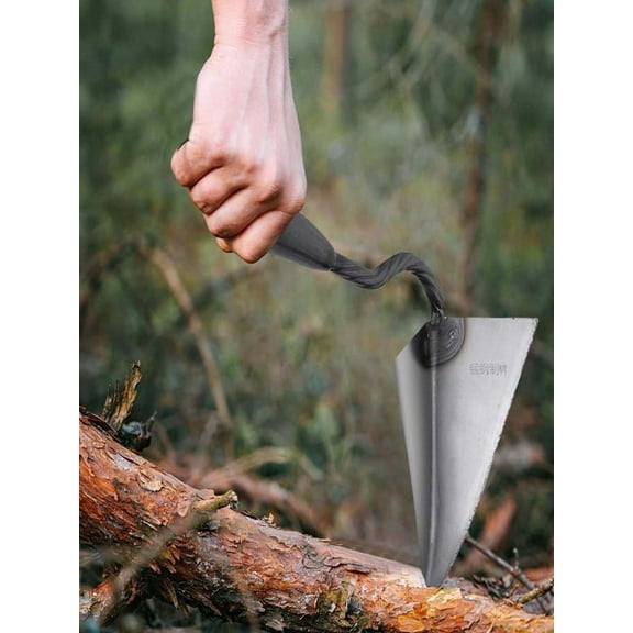 Triangle Hoe Plow Digger Tool,Hole Digger Tool,Garden Digger,Shovel Drill Mattock Soil Man Rakes Hole Weeding Garden Post Land Triangle Hand Plow Hoe Head Digging Ditches Hoe Planting Hoe Iron