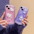 thumbnail image 4 of Kitty Kuromi Cinnamoroll Tpu Case For Vivo Y22 Y35 Y20 Y02 Y20i Y11 Y02S Y95 Y12 Y16 Y17 Y15S Y31 Y33 Y51 V21 V21E Y01 S1 Cover, 4 of 5