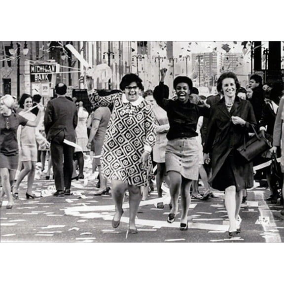 Avanti Press World Series Street Celebration America Collection Birthday Card