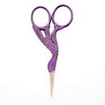 thumbnail image 2 of Allary 260 Ultra Fine Stork 3-1/2 Inch Needlework Scissors in Assorted Colors - Multipacks Set of 2 Scissors - Purple, 2 of 2