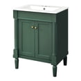 thumbnail image 6 of 24'', Green Bathroom Cabinet - High Quality Ceramic Basin - Bathroom Organization - Maintain a Clean Bathroom, 6 of 6