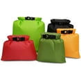 thumbnail image 1 of Sacs Secs Imperméables, Lot de 5 Sacs Secs Ultimes 1.5L+2.5L+3.5L+4.5L+6L Légers, Sacs Secs Roulants pour Kayak Camping Randonnée Voyage Sports Nautiques, 1 of 6
