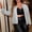 Silver, variant on 2024 New Product Clearance！ Denim Jackets for Women,Fashion Women Open Front Sequin Jacket Long Sleeve Short Blazer Casual Coat Tops - Silver XXL
