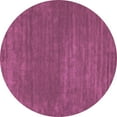 thumbnail image 1 of Ahgly Company Indoor Round Abstract Pink Contemporary Area Rugs, 8' Round, 1 of 4