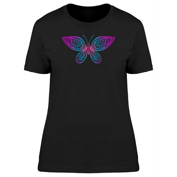 Butterfly With Colors T-Shirt Women -Image by Shutterstock, Female XX-Large