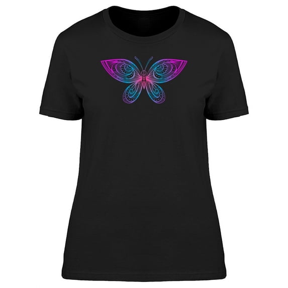Butterfly With Colors T-Shirt Women -Image by Shutterstock, Female Small