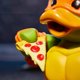 thumbnail image 4 of Figura coleccionable de vinilo con forma de pato de goma TUBBZ Michelangelo, 4 of 6