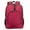 Red, variant on Basic Laptop Backpack Student Bookbag Simple School Bag Royal