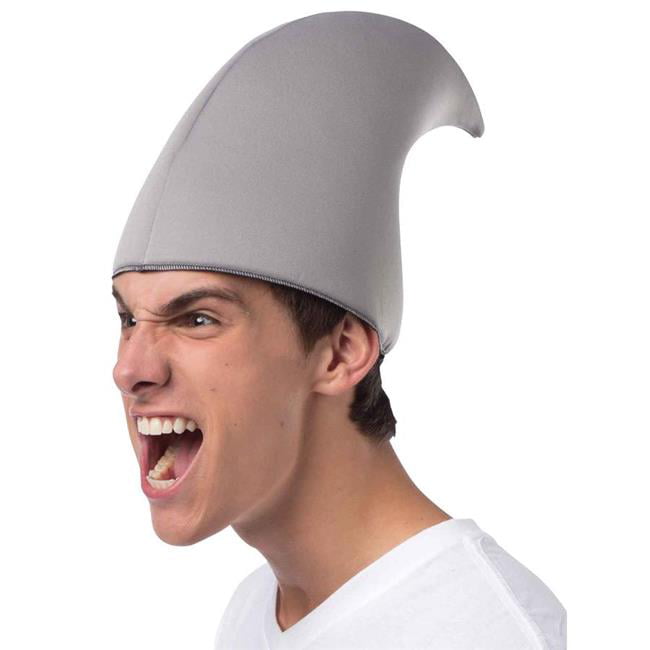 Sharknado Shark Fin Hat Gray Costume Headpiece Great White Grey Adult Mens NEW 