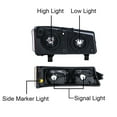thumbnail image 3 of G-Plus Headlights Assembly Fit for 2003-2006 Chevy Avalanche 1500 2500 Bumper Headlamps, 3 of 9