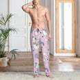 thumbnail image 2 of Sikiie Llama Unicorn and Rainbow Mens Pajama Pants Sleep & Lounge Pants, PJ Bottoms With elastic waistb and Pockets Large, 2 of 6