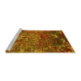 thumbnail image 2 of Ahgly Company Machine Washable Indoor Rectangle Oriental Yellow Industrial Area Rugs, 5' x 8', 2 of 4