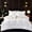 White #4, variant on GUUDIE Lightweight Queen Comforter Duvet, Reversible Bed Comforter Queen for All Seasons, Quilted Comforter with Corner Tabs, Gifts for Women/Men, Machine Washable-Beige