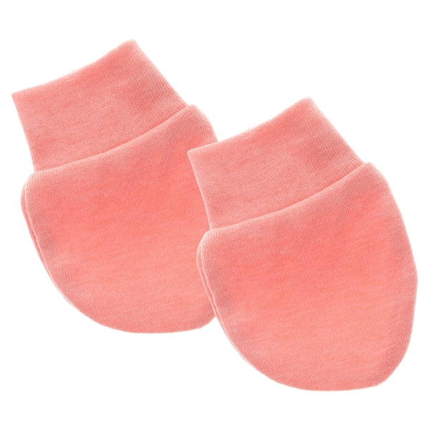 FUTUREORYY 1Par De Para Recién Nacidos Antirayaduras En Color Rosa Suaves Y Transpirables