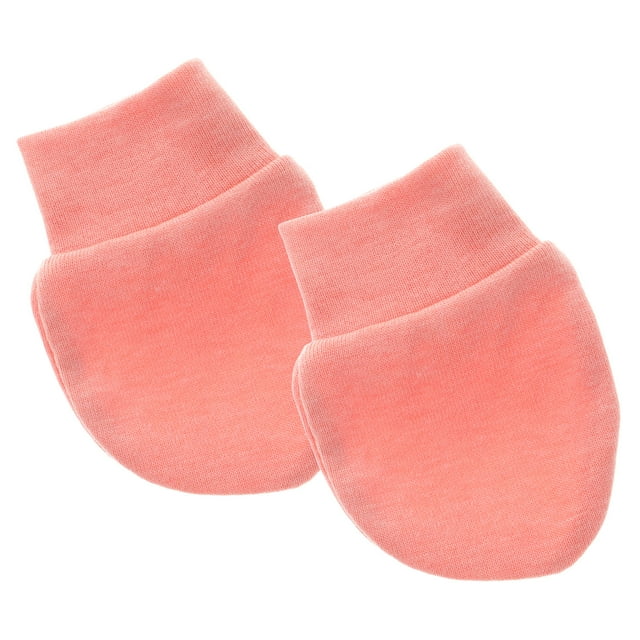 FUTUREORYY 1Par De Para Recién Nacidos Antirayaduras En Color Rosa Suaves Y Transpirables