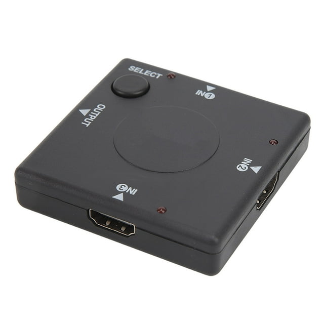 Out Splitter Adapter,3 in 1 Out Out Switcher HD Video Switch Unparalleled Experience