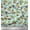 Pastel Mint, variant on Soimoi Cotton Duck Fabric Leaves & Floral Artistic Print Fabric by The Yard 42 Inch Wide