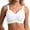 White, variant on Elly Wireless Bra for Women Full Coverage Seamless Everyday Wear Mesh Lace Design Underwire Free Comfort