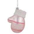 thumbnail image 1 of Northlight Mitaine de Noël pour Bébé 1er Ornement en Verre - 4 Pouces - Rose, 1 of 5