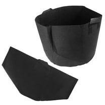 10 Gallon Plant Grow Bags Black Non-Woven Fabric Pots Aeration Nursery Bags Large Plant Growing Pouches